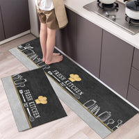 New Hot Sale Kitchen Floor Mat Tableware Pattern Entrance Doormat Bathroom Door Floormat Parlor Anti-slip Antifouling Long Rugs