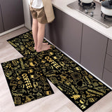 New Hot Sale Kitchen Floor Mat Tableware Pattern Entrance Doormat Bathroom Door Floormat Parlor Anti-slip Antifouling Long Rugs