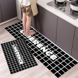 New Hot Sale Kitchen Floor Mat Tableware Pattern Entrance Doormat Bathroom Door Floormat Parlor Anti-slip Antifouling Long Rugs