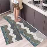 New Hot Sale Kitchen Floor Mat Tableware Pattern Entrance Doormat Bathroom Door Floormat Parlor Anti-slip Antifouling Long Rugs