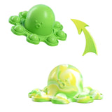 Pop Fidget Relieve Stress Toys Rainbow Push It Bubble Antistress Toys Children Sensory Toy To Relieve Autism Octopus Key Chain