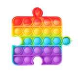 Rainbow Bubble Fidget Sensory Toy for Autisim Special Needs Anti-stress Game Stress Relief Squishy Fidget Toys for Kids