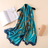 2020 Brand Designer Silk Scarf Female Foulard Bandana Long Shawls Wraps Winter Neck Scarves Pashmina Lady Hijab Luxury New