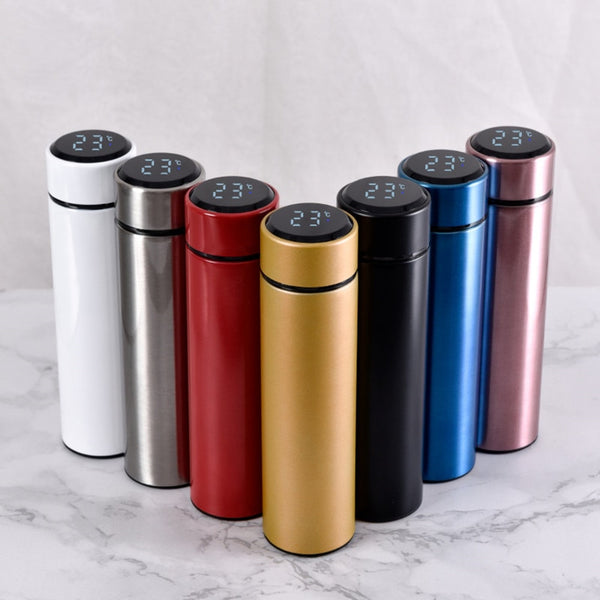 Intelligent Color Changing Temperature Insulation Cup Stainless Steel Vacuum Leak-Proof Travel Thermos Coffee Cup Christmas Gift