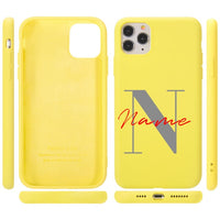 Custom Capital Letters Name For iphone 11 12 Pro Max Phone Case For X XS XR 7 8 Plus 6 6S Silicone Cover DIY Logo Picture Design