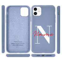 Custom Capital Letters Name For iphone 11 12 Pro Max Phone Case For X XS XR 7 8 Plus 6 6S Silicone Cover DIY Logo Picture Design