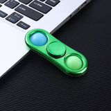 Simple Dimple Fidget Spinner Toy Sensory Push Pop Bubble Hand Spinner Finger Spinner Stress Relief Silicone for Adult Kids