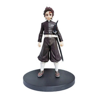 Anime 16CM Demon Slayer Kimetsu no Yaiba figure Kamado Tanjirou Action Figure Agatsuma Zenitsu Nezuko Warrior PVC Model Toys