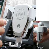 10W Wireless Car Charger Air Vent Mount Phone Holder For iPhone XS Max Samsung S9 Xiaomi MIX 2S Huawei Mate 20 Pro 20 RS