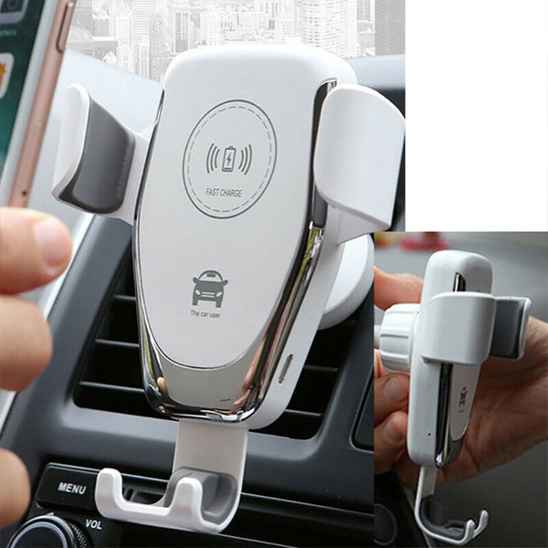 10W Wireless Car Charger Air Vent Mount Phone Holder For iPhone XS Max Samsung S9 Xiaomi MIX 2S Huawei Mate 20 Pro 20 RS