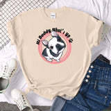 T-Shirts Cat Is Looking At The Cup Lovely Printed T Shirt For Woman Goth Korean Style Women Clothes Funny Vintage Womens Tshirt