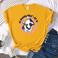 T-Shirts Cat Is Looking At The Cup Lovely Printed T Shirt For Woman Goth Korean Style Women Clothes Funny Vintage Womens Tshirt