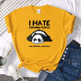 T-Shirts Cat Is Looking At The Cup Lovely Printed T Shirt For Woman Goth Korean Style Women Clothes Funny Vintage Womens Tshirt