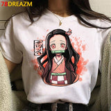 Hot Japanese Anime Demon Slayer T Shirt Men Kawaii Kimetsu No Yaiba Graphic Tees Tanjirou Kamado Unisex Tops Funny Tshirt Male