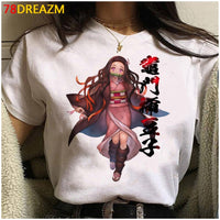 Hot Japanese Anime Demon Slayer T Shirt Men Kawaii Kimetsu No Yaiba Graphic Tees Tanjirou Kamado Unisex Tops Funny Tshirt Male