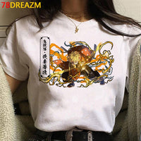 Hot Japanese Anime Demon Slayer T Shirt Men Kawaii Kimetsu No Yaiba Graphic Tees Tanjirou Kamado Unisex Tops Funny Tshirt Male