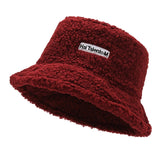 Fashion Women Warm Bucket Hats Lady Autumn Winter Outdoor Panama Fisherman Cap Hat For Women