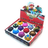 12 Pcs/Set PVC pokeball cute pokemon figures Toys for children Pikachu Japan Anime  figures Pokemon Ball pokemon go figures