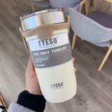 510/710ML Thermos Flask Double Stainless steel Coffee Mug Thickened Big Car Thermos Mug Travel Thermo Cup Thermosmug For Gifts