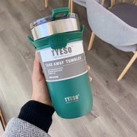 510/710ML Thermos Flask Double Stainless steel Coffee Mug Thickened Big Car Thermos Mug Travel Thermo Cup Thermosmug For Gifts