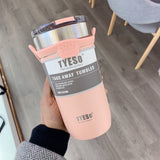 510/710ML Thermos Flask Double Stainless steel Coffee Mug Thickened Big Car Thermos Mug Travel Thermo Cup Thermosmug For Gifts