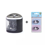 2018 New Automatic pencil sharpener Two-hole Electric Switch Pencil Sharpener stationery Home Office School Supplies