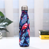 500ml Insulated Stainless Steel Thermos Thermal Mug Tumbler Sport Water Bottle For Girls Women Vacuum Flask Travel Mug Cup