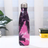 500ml Insulated Stainless Steel Thermos Thermal Mug Tumbler Sport Water Bottle For Girls Women Vacuum Flask Travel Mug Cup