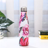 500ml Insulated Stainless Steel Thermos Thermal Mug Tumbler Sport Water Bottle For Girls Women Vacuum Flask Travel Mug Cup