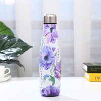 500ml Insulated Stainless Steel Thermos Thermal Mug Tumbler Sport Water Bottle For Girls Women Vacuum Flask Travel Mug Cup