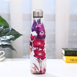 500ml Insulated Stainless Steel Thermos Thermal Mug Tumbler Sport Water Bottle For Girls Women Vacuum Flask Travel Mug Cup