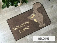 Welcome Doormat Entrance Hallway Rectangle Printed Non-Slip Floor Rugs Front Door Mat Outdoor Rugs Carpet Bedroom Kitchen