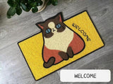 Welcome Doormat Entrance Hallway Rectangle Printed Non-Slip Floor Rugs Front Door Mat Outdoor Rugs Carpet Bedroom Kitchen