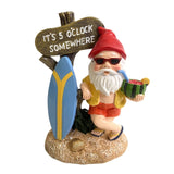 Garden Gnome Statue Resin Fishing Dwarf Elf Figurines Naughty Funny Garden Statues Lawn and Yard Art Resin Decorations Sculpture