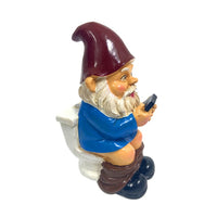 Garden Gnome Statue Resin Fishing Dwarf Elf Figurines Naughty Funny Garden Statues Lawn and Yard Art Resin Decorations Sculpture