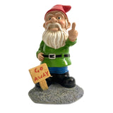 Garden Gnome Statue Resin Fishing Dwarf Elf Figurines Naughty Funny Garden Statues Lawn and Yard Art Resin Decorations Sculpture