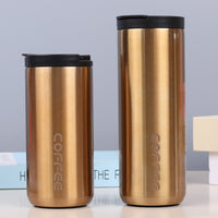 350ml/500ml 304 Stainless Steel Milk Tea Coffee Mug Leak-Proof Thermos Mug Travel Thermal Cup Thermosmug Water Bottle For Gifts