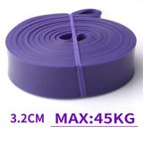 208Cm Fitness Rubber Bands Heavy Resistance Band Elastic Bands Expander Harness for Training Workout Sports Home Gym Equipment