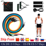 208Cm Fitness Rubber Bands Heavy Resistance Band Elastic Bands Expander Harness for Training Workout Sports Home Gym Equipment