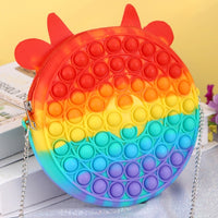 New Pop Its Push Bubble Fidget Toys Pencil Case Children Stress Relief Squeeze Toy Antistress Soft Squishy Kids Toys Gifts