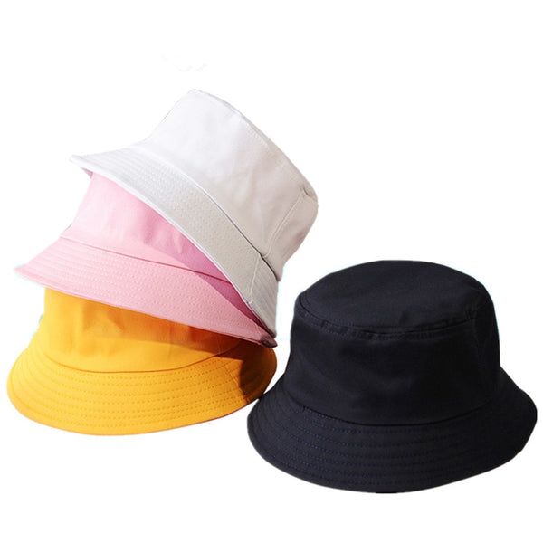 Sparsil Unisex Summer Foldable Bucket Hat Women Outdoor Sunscreen Cotton Fishing Hunting Cap Men Basin Chapeau Sun Prevent Hats