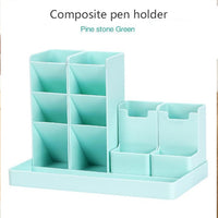 2in1 pen holder Desk organizer stationery Desk pencil holder book Stand for pen Organizers Bookend school pencil case for office