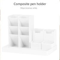 2in1 pen holder Desk organizer stationery Desk pencil holder book Stand for pen Organizers Bookend school pencil case for office