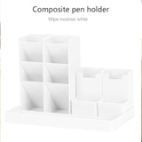 2in1 pen holder Desk organizer stationery Desk pencil holder book Stand for pen Organizers Bookend school pencil case for office