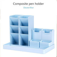 2in1 pen holder Desk organizer stationery Desk pencil holder book Stand for pen Organizers Bookend school pencil case for office