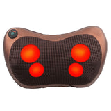 Head Massage Pillow Relax Vibrator Electric Shoulder Back Heating Kneading Infrared therapy shiatsu Neck Massager