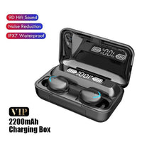 TWS Bluetooth Earphones 2200mAh Charging Box Wireless Headphone Fone 9D Stereo Sports Waterproof Earbuds Headset with Microphone