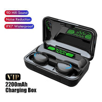 TWS Bluetooth Earphones 2200mAh Charging Box Wireless Headphone Fone 9D Stereo Sports Waterproof Earbuds Headset with Microphone