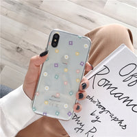 Phone Case For iPhone 13 12 11 6 6s 7 8 Plus X XR 11Pro XS Max Transparent Cute Cartoon Love Heart Soft TPU For iPhone 12 Cover