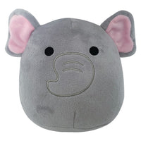 Squishmallowing Plush Toys Cute Elephant Pillow Soft Lumbar Back Cushion Plush Stuffed Toy Kids Birthday Gift мягкие игрушки W*